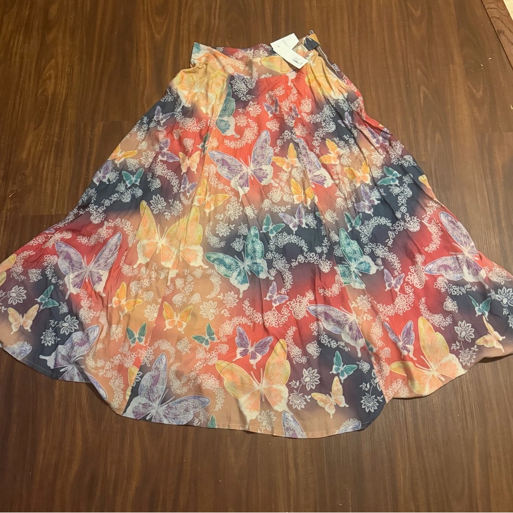 Colorful Butterfly Print Women's Skirt